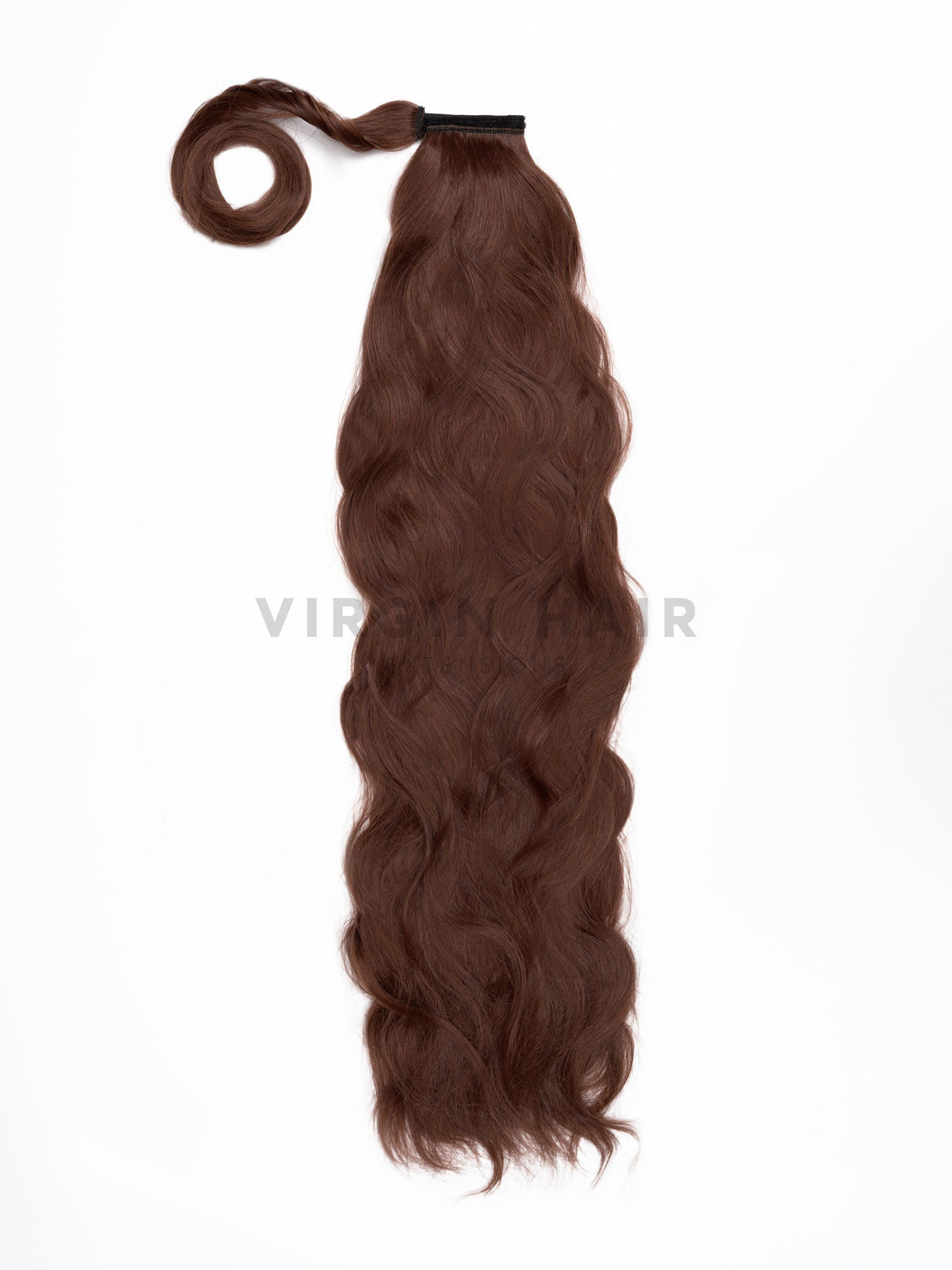 CHOCOLATE BROWN wave ponytail