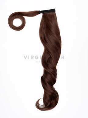 CHOCOLATE BROWN mini ponytail