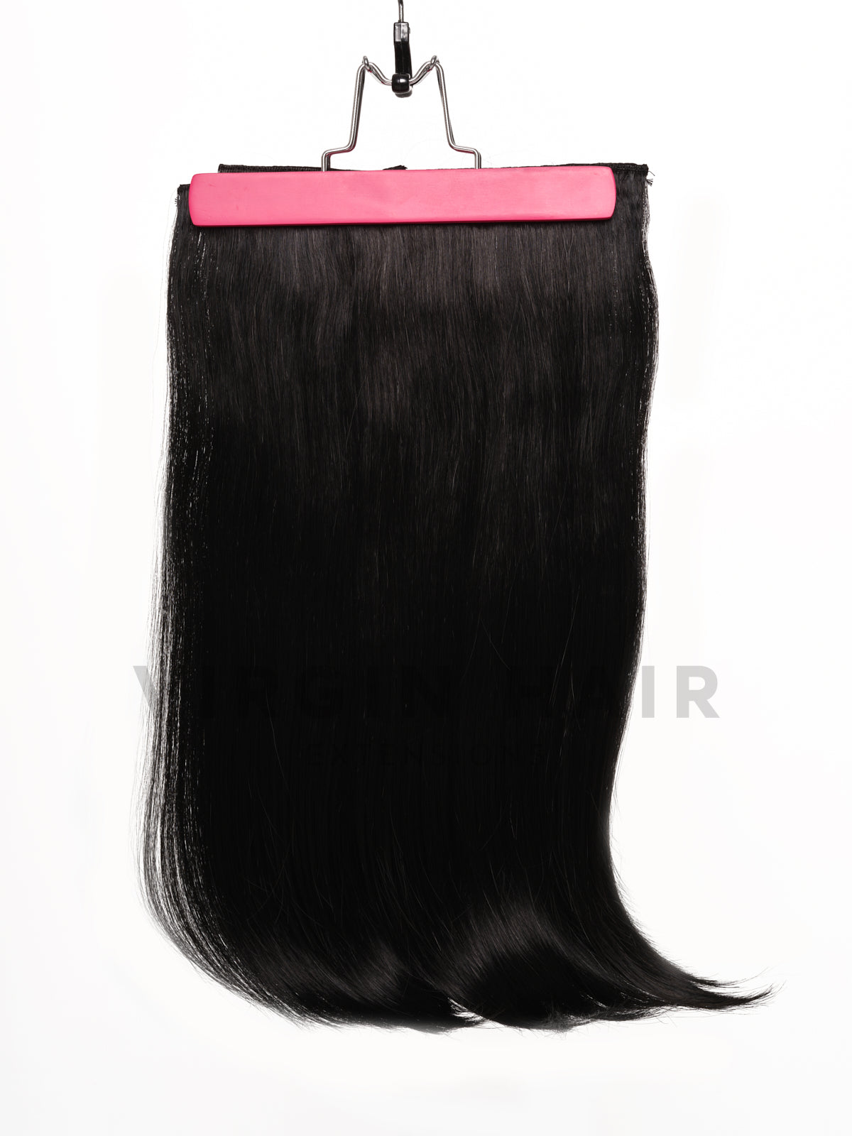 BLACK straight synthetic hair