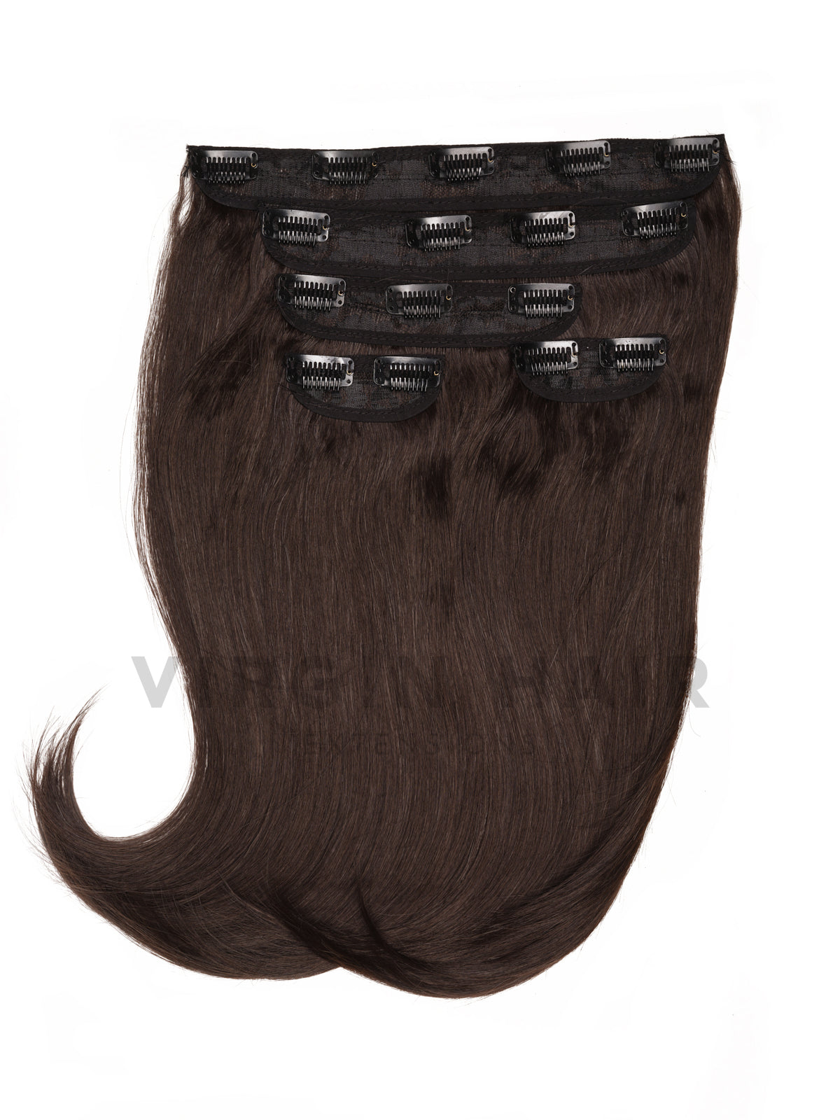 NATURAL BLACK straight synthetic hair