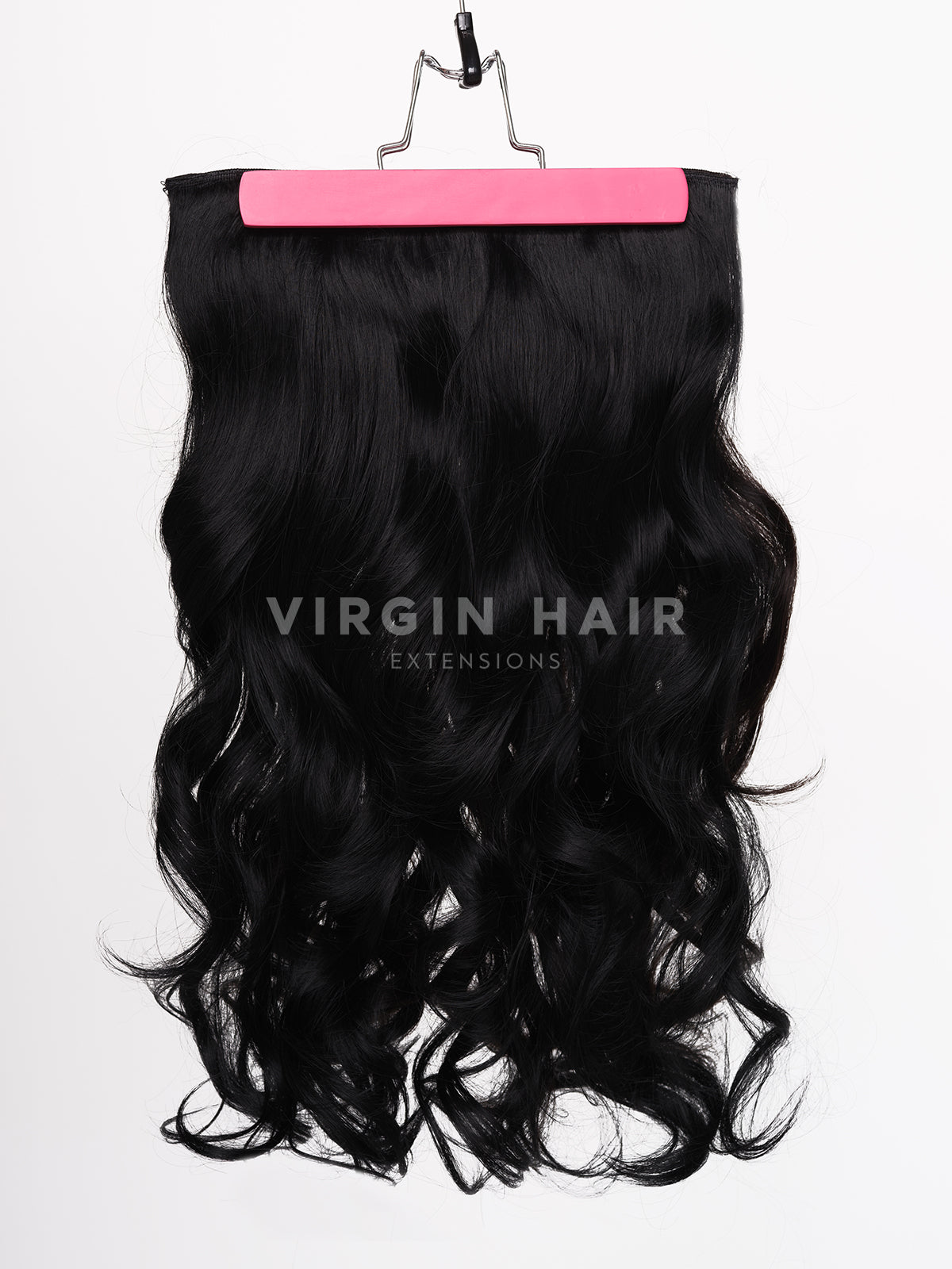 BLACK wave synthetic hair