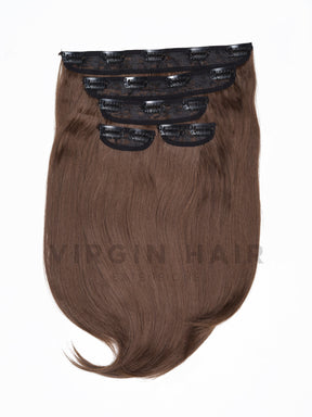 CHESTNUT straight synthetic hair