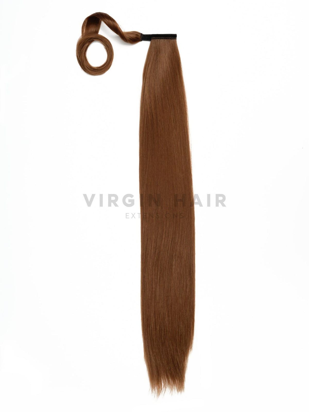 CHESTNUT straight ponytail