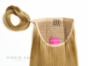 HONEY BLONDE mini ponytail