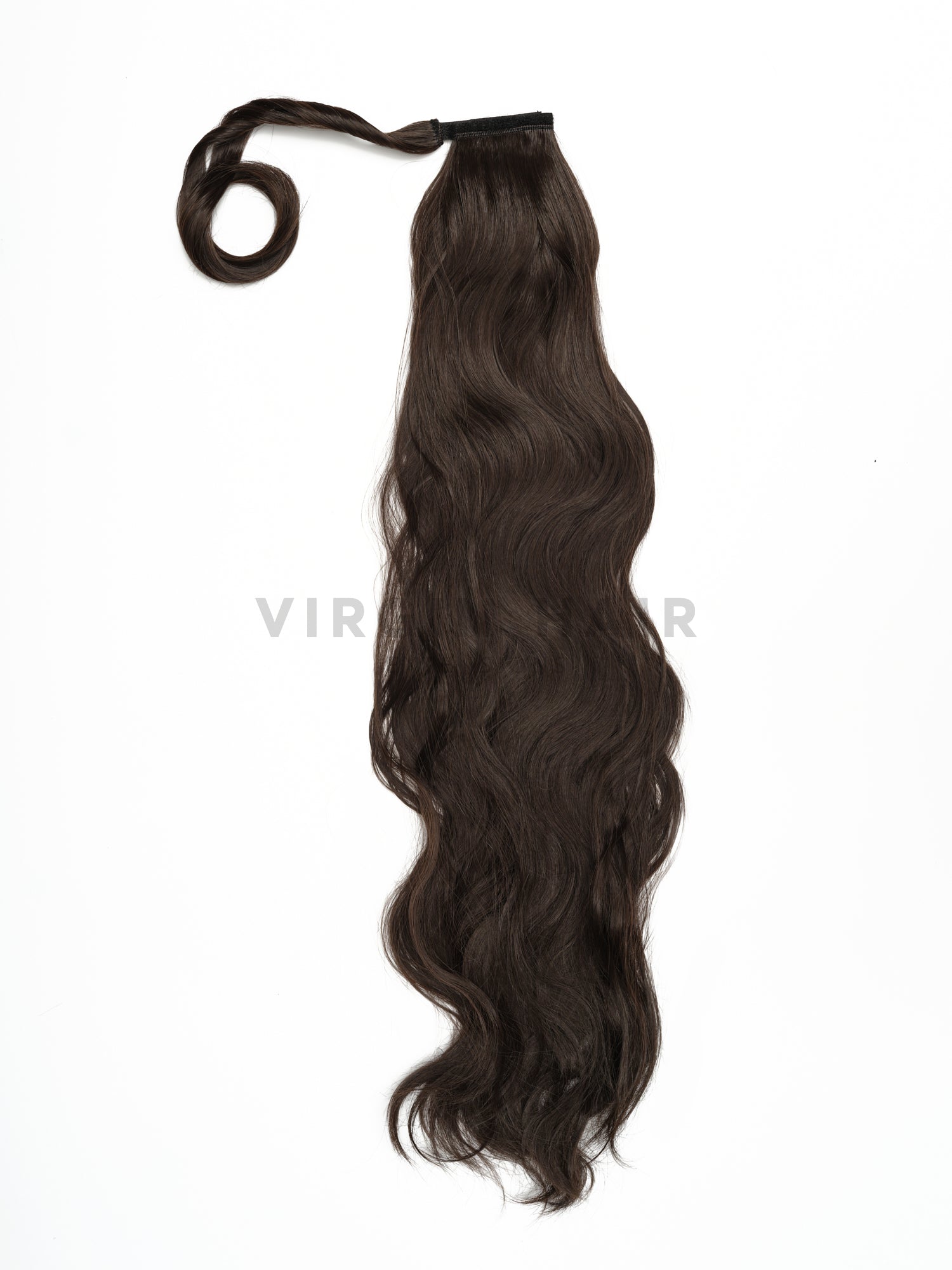 NATURAL BLACK wave ponytail