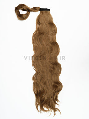 LIGHT BROWN wave ponytail